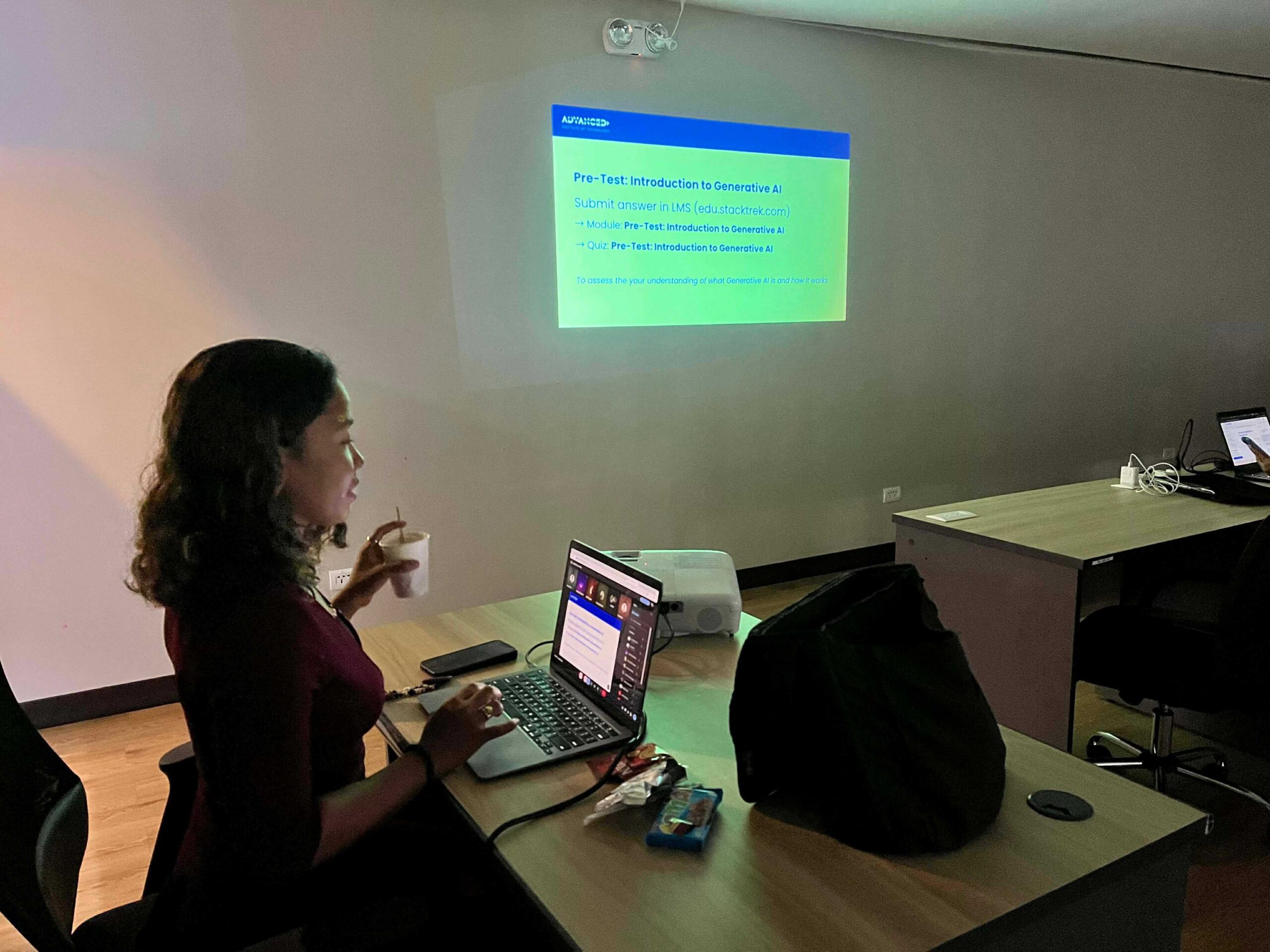 CTNP AI training session, Cebu training room
