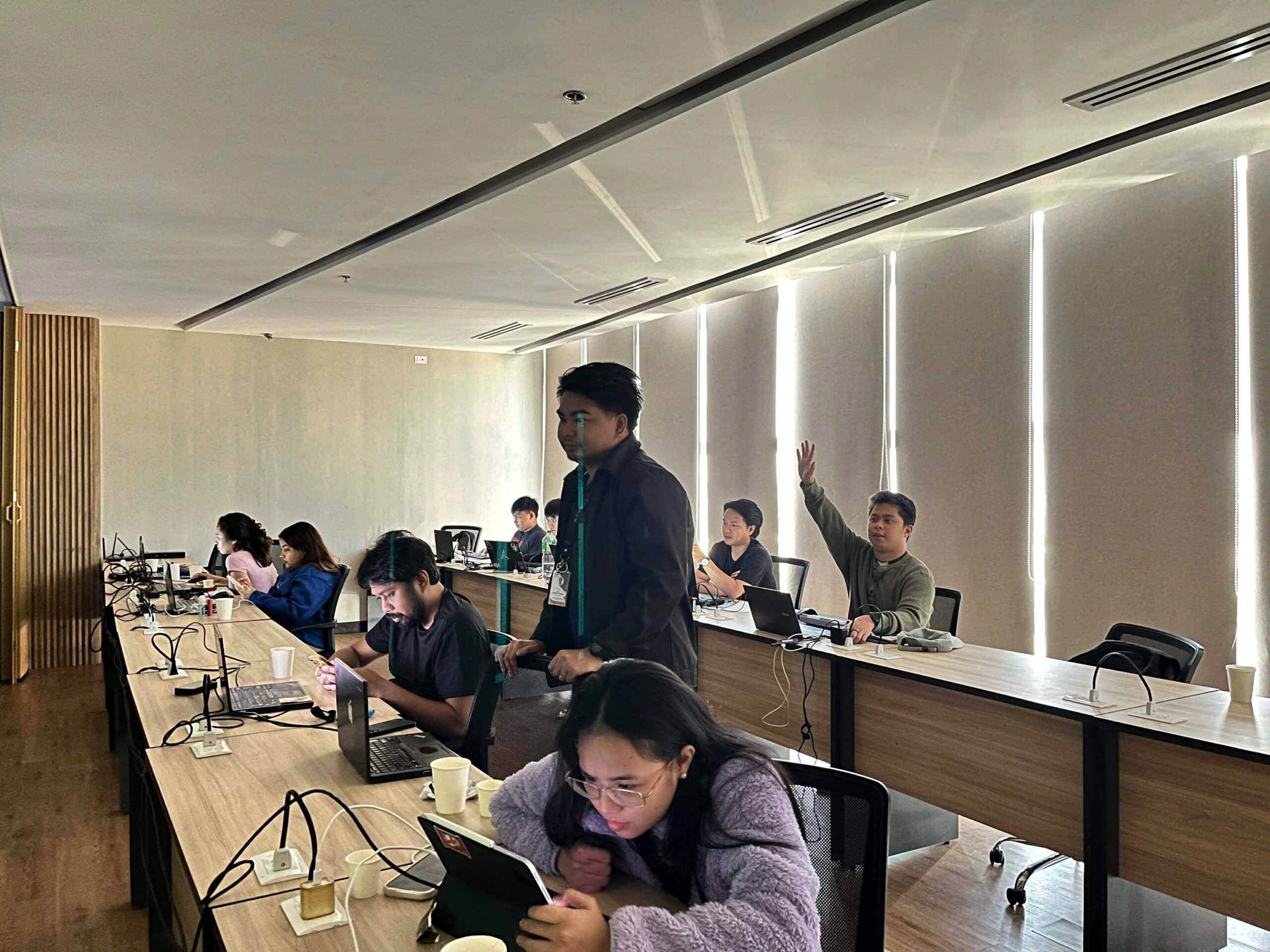 CTNP AI training session, Cebu training room