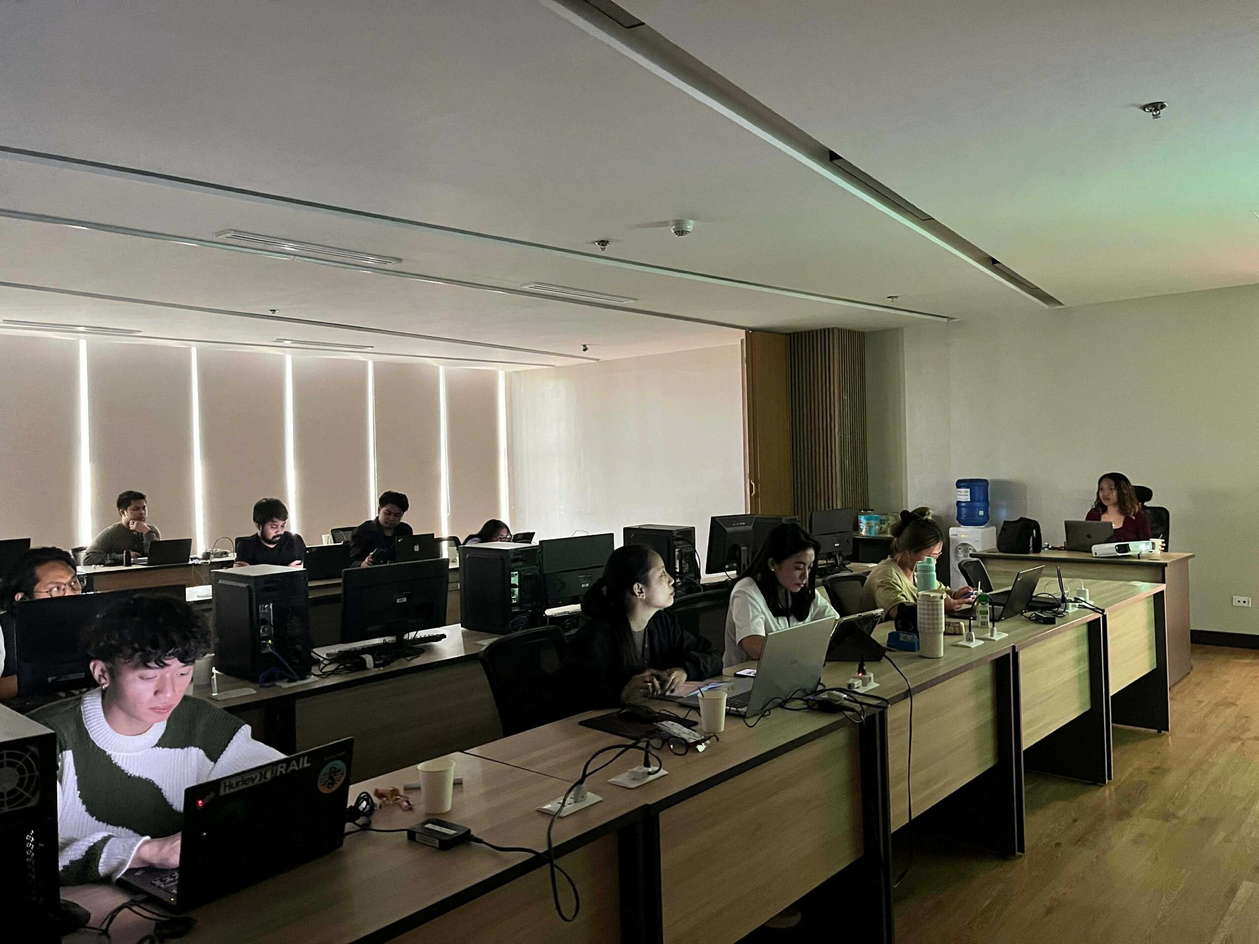 CTNP AI training session, Cebu training room